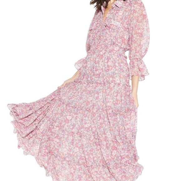 Misa Chiffon Dress - Picture 1 of 6